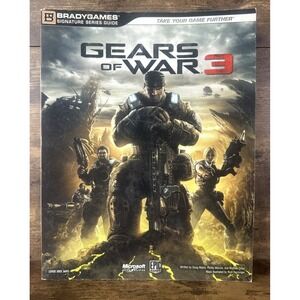 Gears of War 3 Brady Games Signature Series Guide 2011 Clean Fast & Safe Shippin